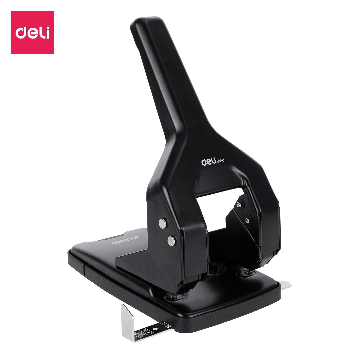 ديلي ثقابة ورق - بإستطاعة 60 صفحة - قطر الثقب 8مم - أسود - E0160