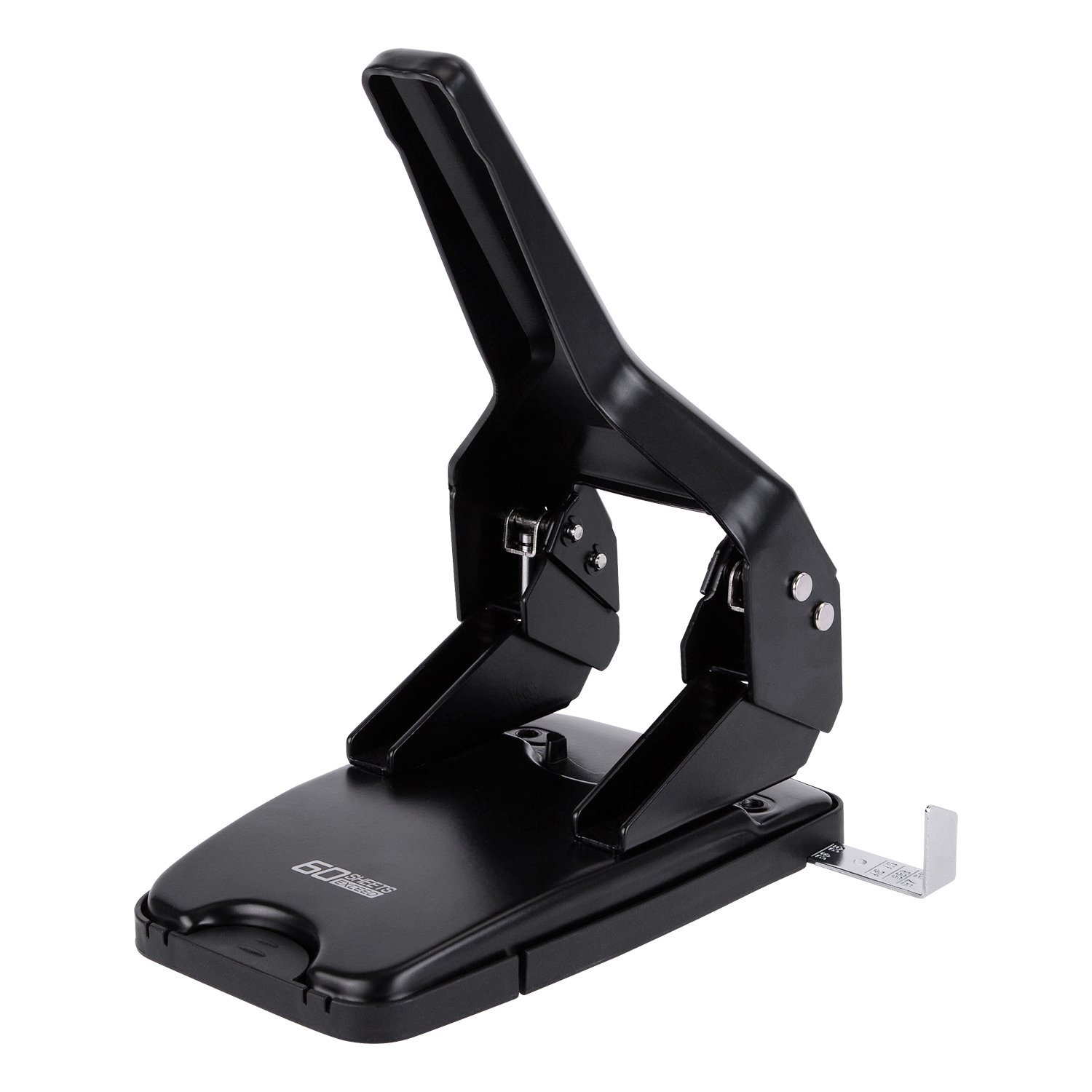 E0160 (5) ديلي ثقابة ورق - بإستطاعة 60 صفحة - قطر الثقب 8مم - أسود - E0160