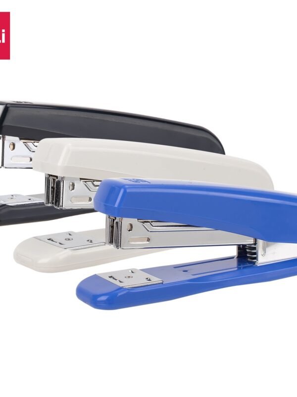 ديلي خرازة مكتبية - قياس 24/6 & 26/6 - سعة 25 ورقة - أبيض،أسود،أزرق - E0306