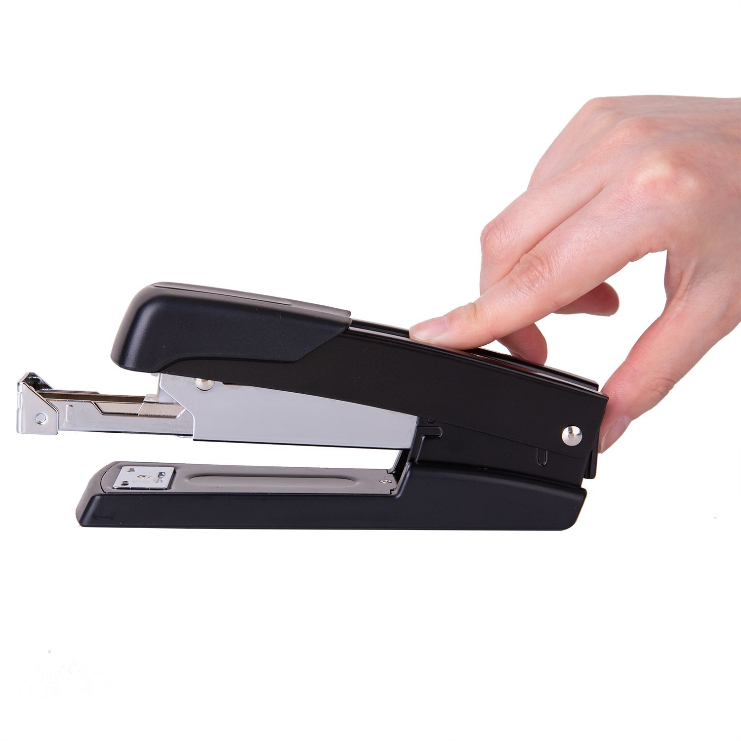 ديلي خرازة مكتبية - 50 صفحة - كبسة - 24/6 & 26/6 & 24/8 & 26/8 - (أسود - فضي) - E0416