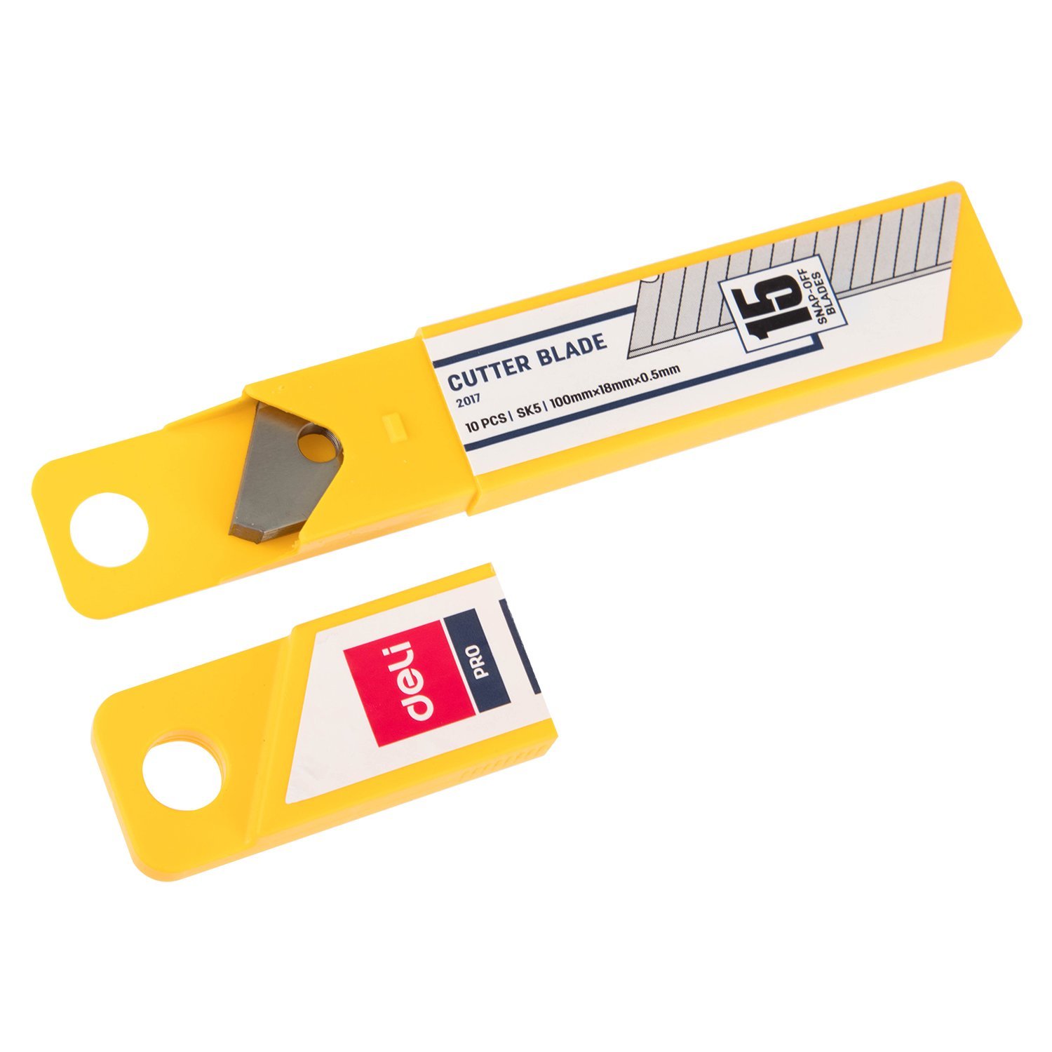 ديلي نصلة مشرط عريض - علبة 10 قطع - نصلة 15 رأس - 100×18×0.5 مم - E2017