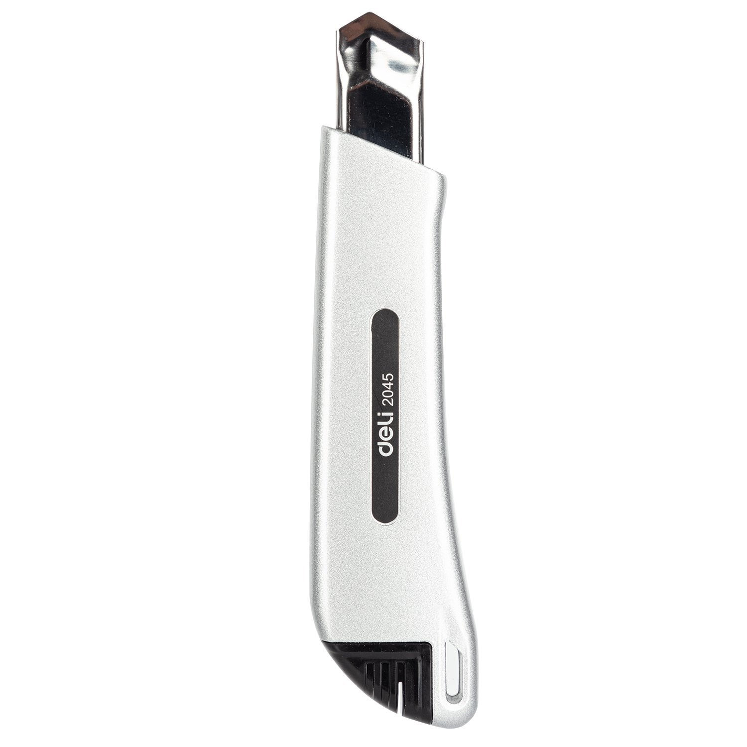 E2045 (4) ديلي مشرط معدن عريض - قفل برغي - 150×40×23 مم - فضي - E2045