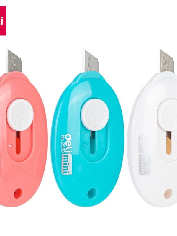 ديلي مشرط ميني بلاستيك - 59×37×12 مم - ألوان مختلفة (أبيض،أزرق،زهر) E2050