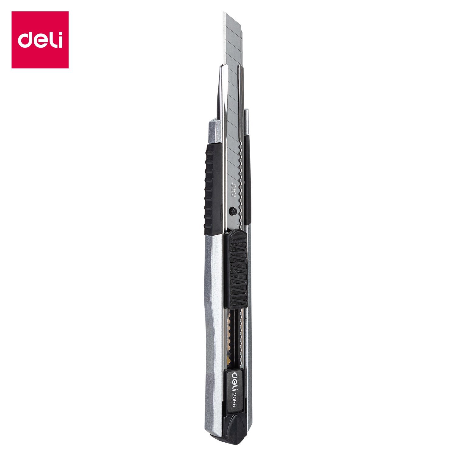 E2056 (5) ديلي مشرط معدن رفيع - قفل تلقائي - 100×15×9 مم- فضي - E2056