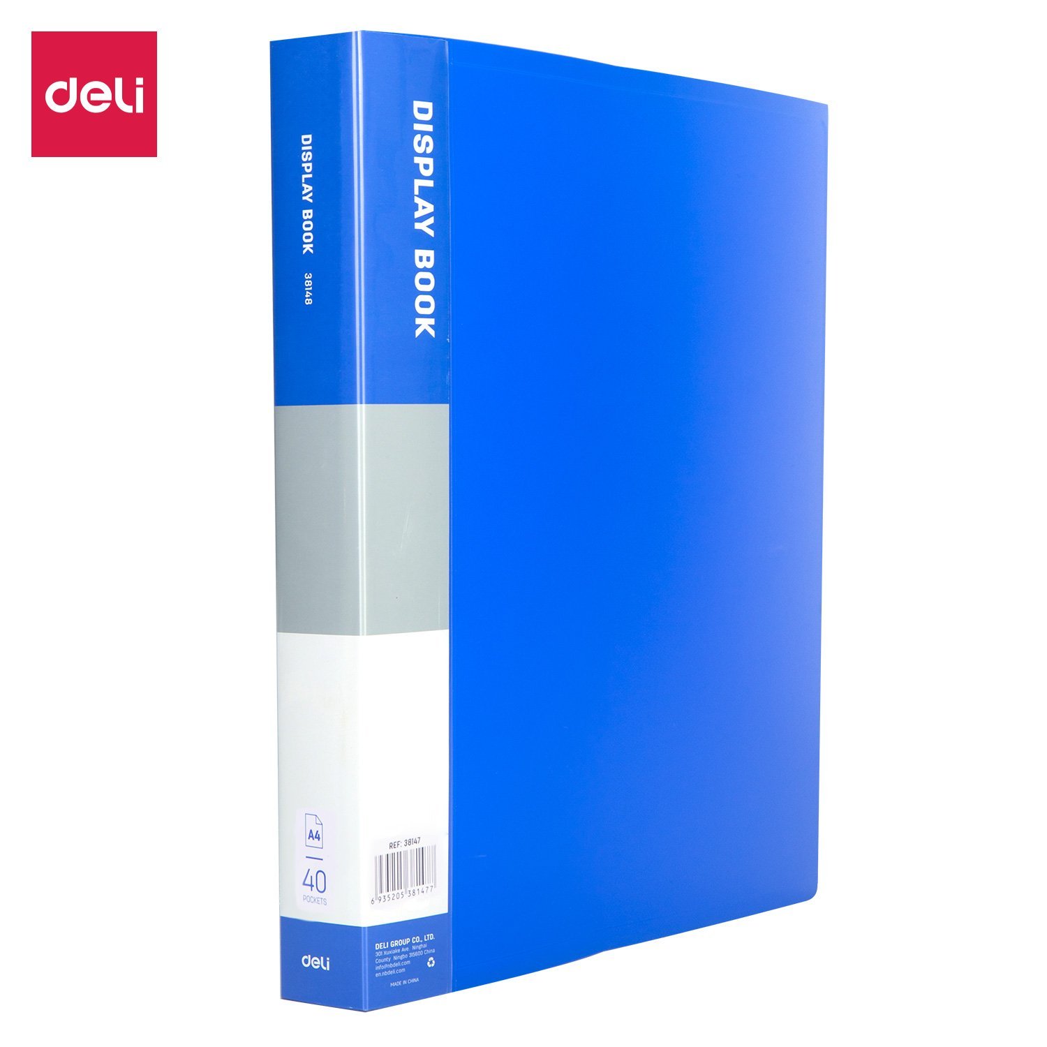 ديلي مصنف كتاب صناعي - 40 صفحة - قياس A4 - أسود ، أزرق - E38147