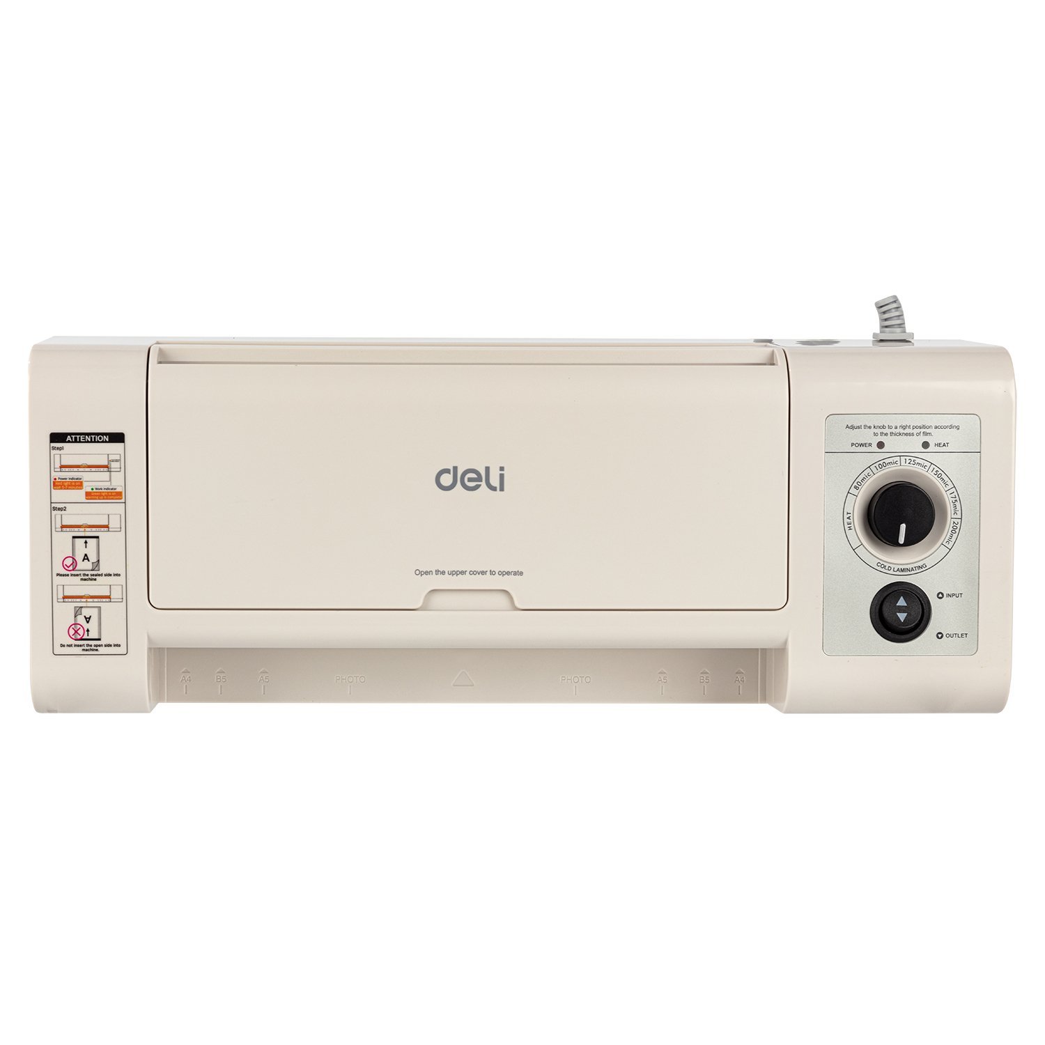 ديلي آلة تجليد حراري - سرعة 30 سم/دقيقة - قياس A4 - رمادي - E3891-EU