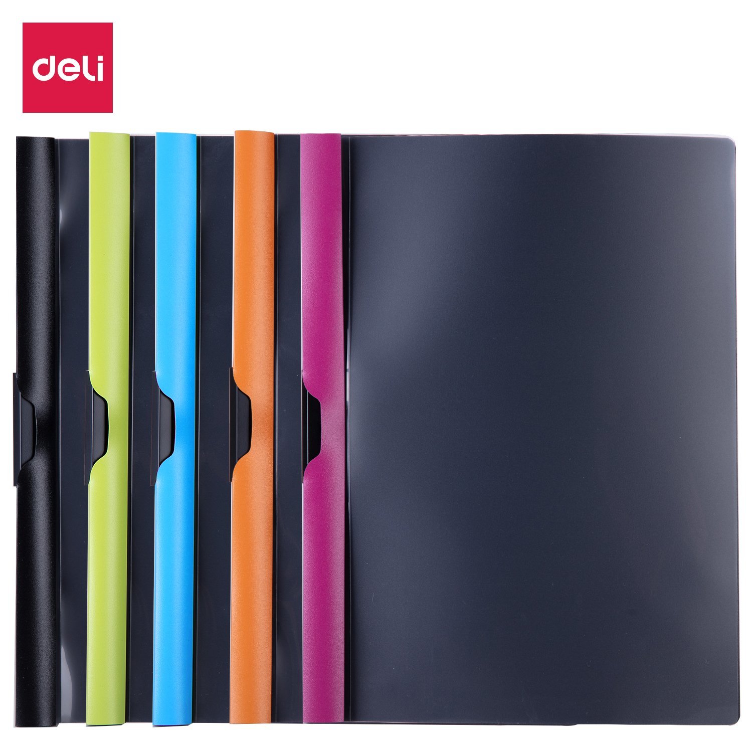 ديلي مصنف تقارير - قياس A4 - أسود ( أزرق/ فوشي/ أخضر/ برتقالي/ أسود) - E38964