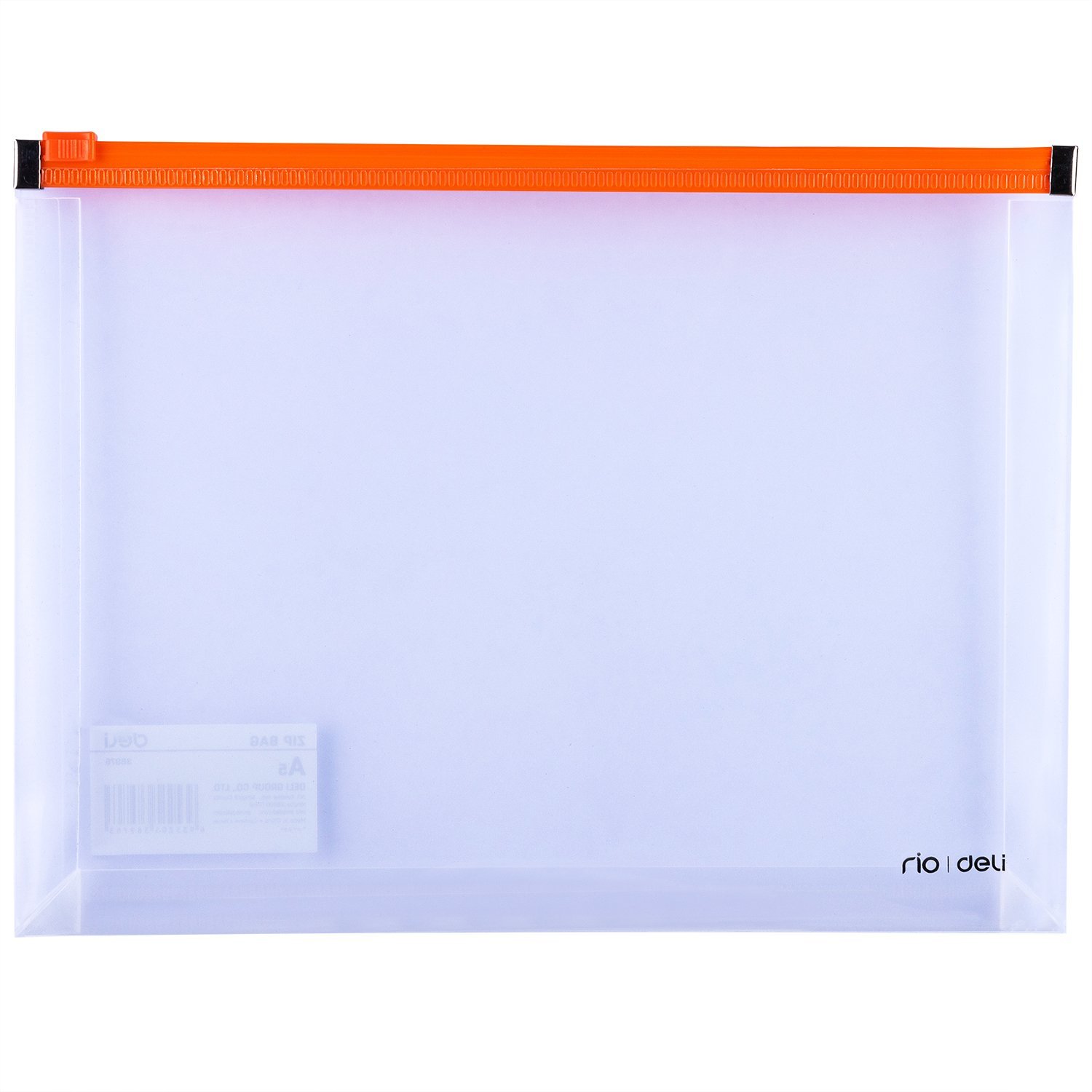 ديلي مصنف سحاب - قياس A5 - شفاف سحاب ملون - E38976