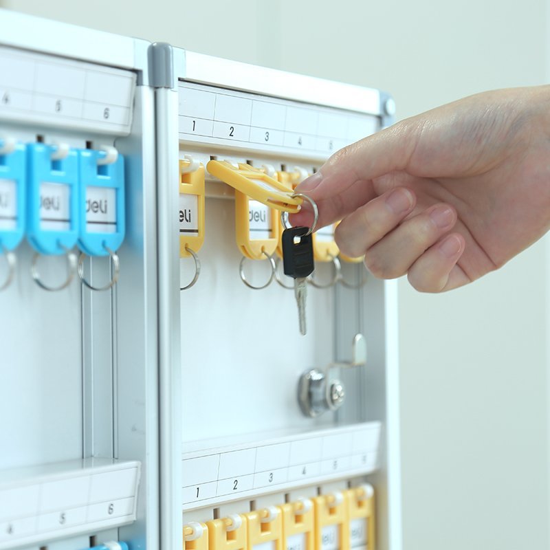 E50800 (3) ديلي خزانة مفاتيح 24 خانة -216*63*326 مم - فضي - 50800