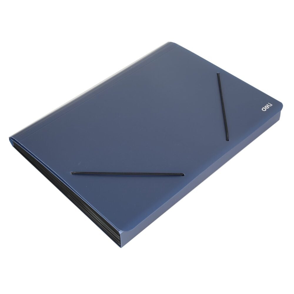 E5551 (1) ديلي مصنف أقسام - 13 قسم - قياس A4 - إغلاق بمطاط - ألوان مختلفة - E5551