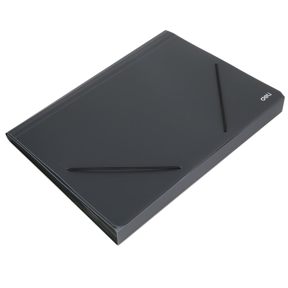 E5551 (2) ديلي مصنف أقسام - 13 قسم - قياس A4 - إغلاق بمطاط - ألوان مختلفة - E5551