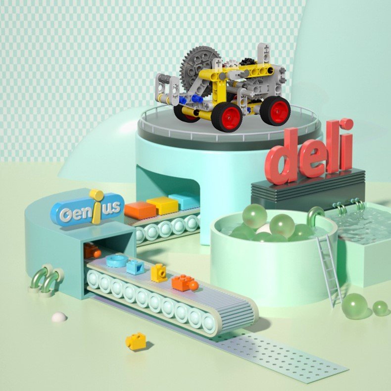 ديلي ليغو - أصفر - E74383