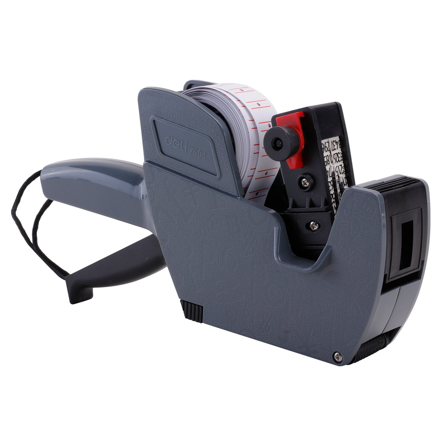 E7504 (8) ديلي مسدس تسعير - 8 خانات - رمادي - E7504