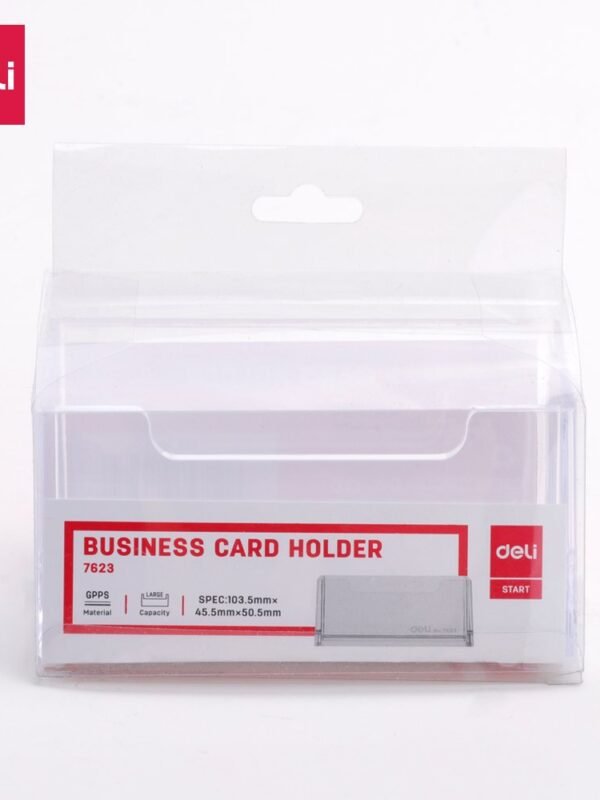 ديلي حاملة كروت أعمال - شفاف - E7623