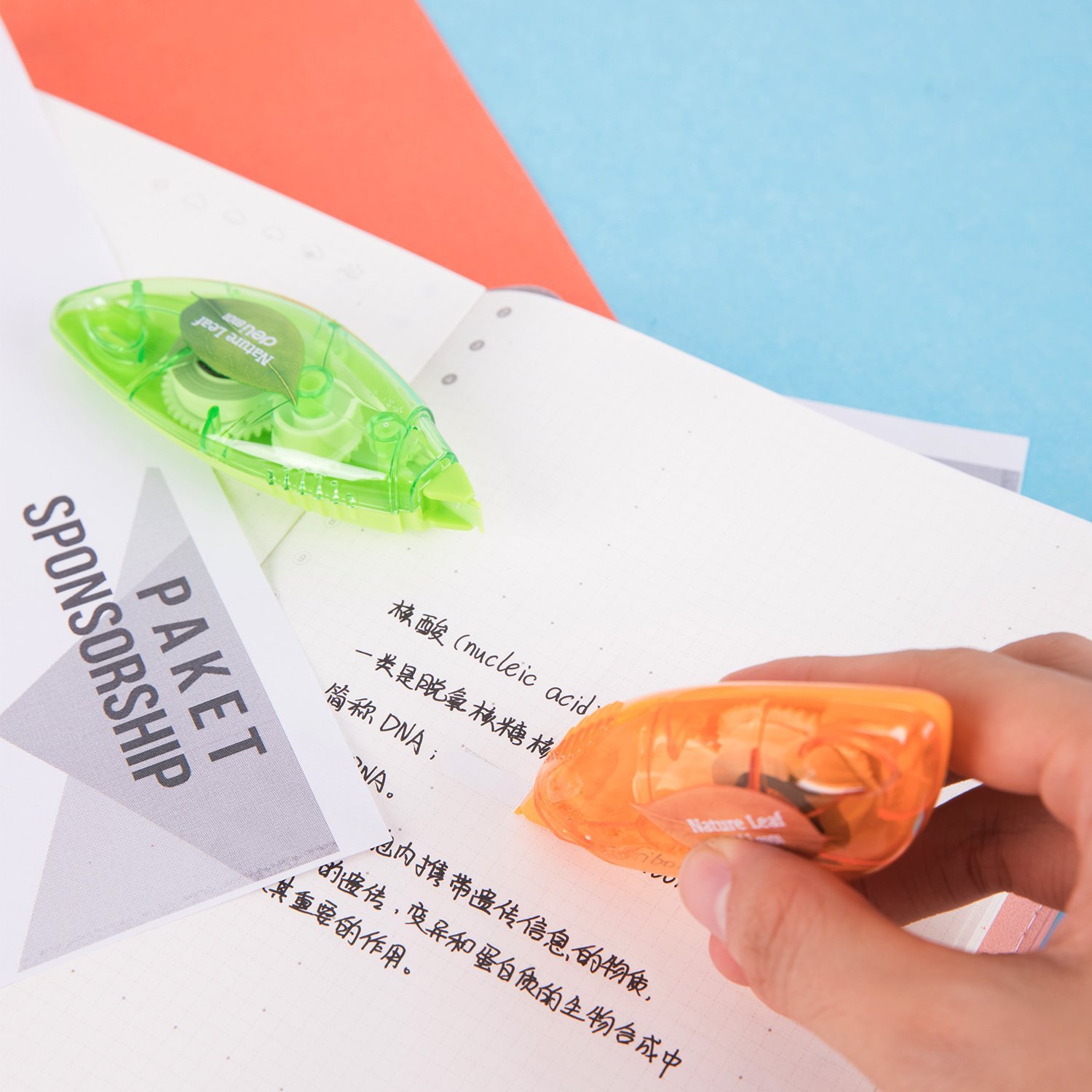 E8101 (5) ديلي شريط تصحيح شكل أغصان - 5مم*6م - شفاف ملون E8101