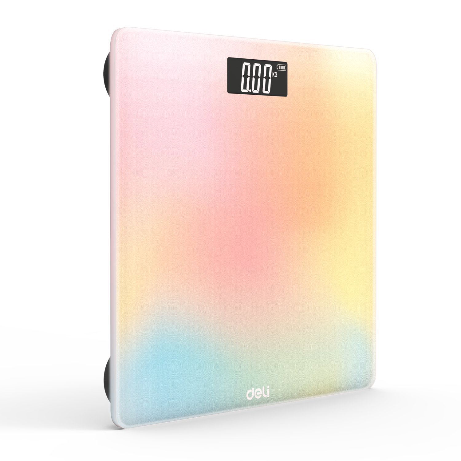 E86120-MU (5) ديلي ميزان أشخاص - شاشة رقمية - مساحة سطح 26*26 سم - أبيض،أسود،طيف أزرق، طيف زهر - E86120