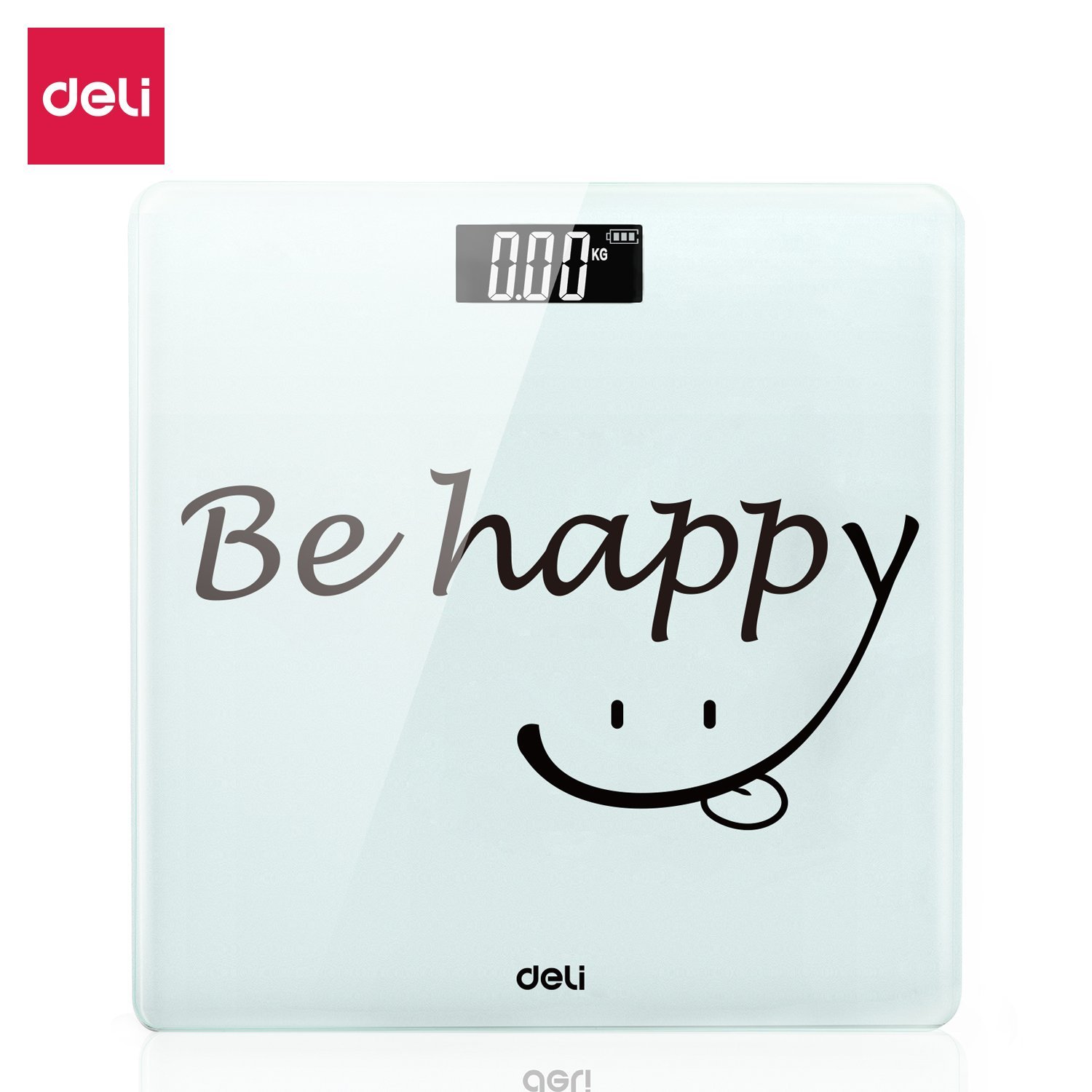 E86120-WH (1) ديلي ميزان أشخاص - شاشة رقمية - مساحة سطح 26*26 سم - أبيض،أسود،طيف أزرق، طيف زهر - E86120