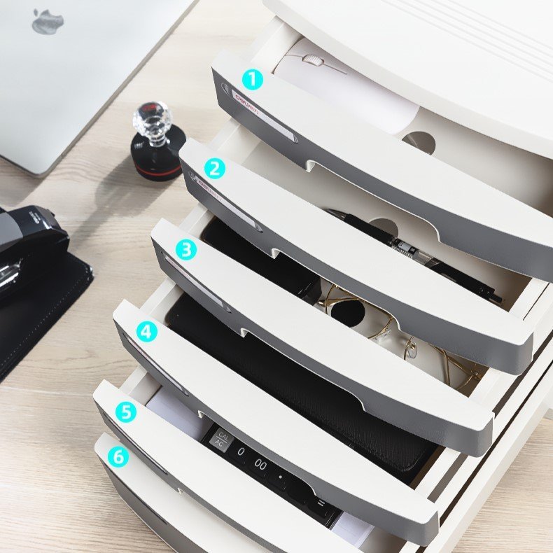 ديلي خزانة ملفات - 6 دروج - 395x302x432 مم - رمادي - E8876