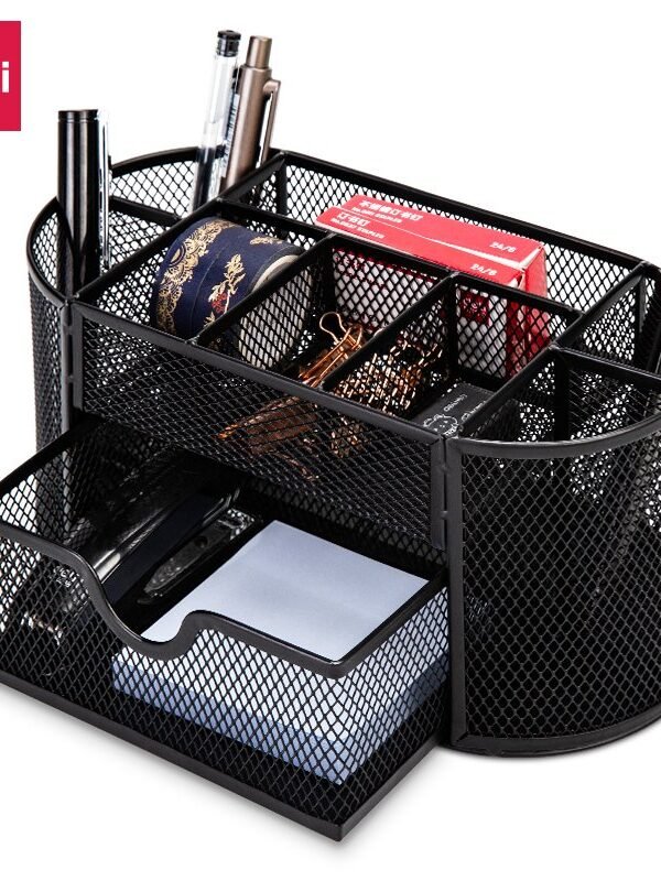 ديلي منظم مكتب شبك - 9 أقسام - 220*112*104 مم - أسود - E8902