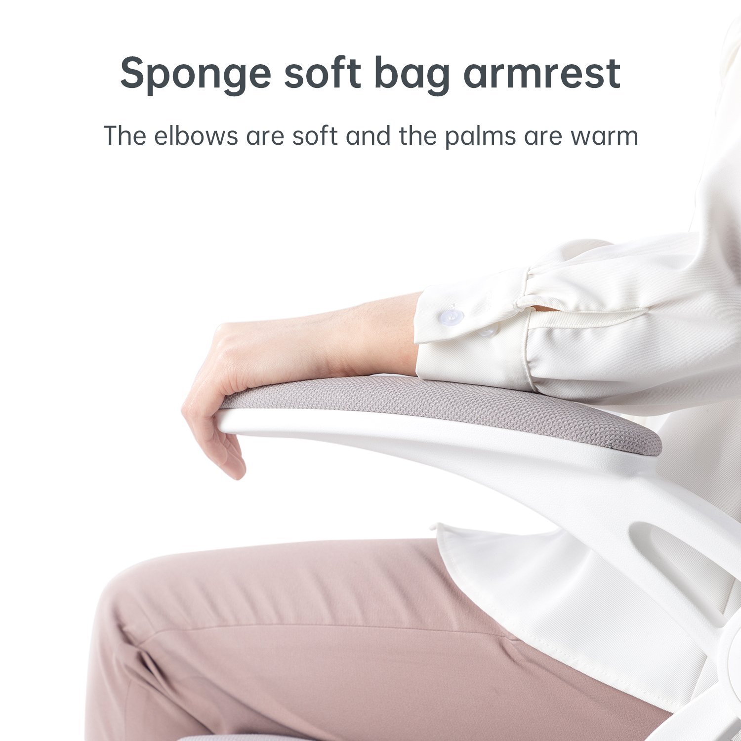 ديلي كرسي - مسند للذراع ناعم - 59*63*113- 123 سم- رمادي - E91025