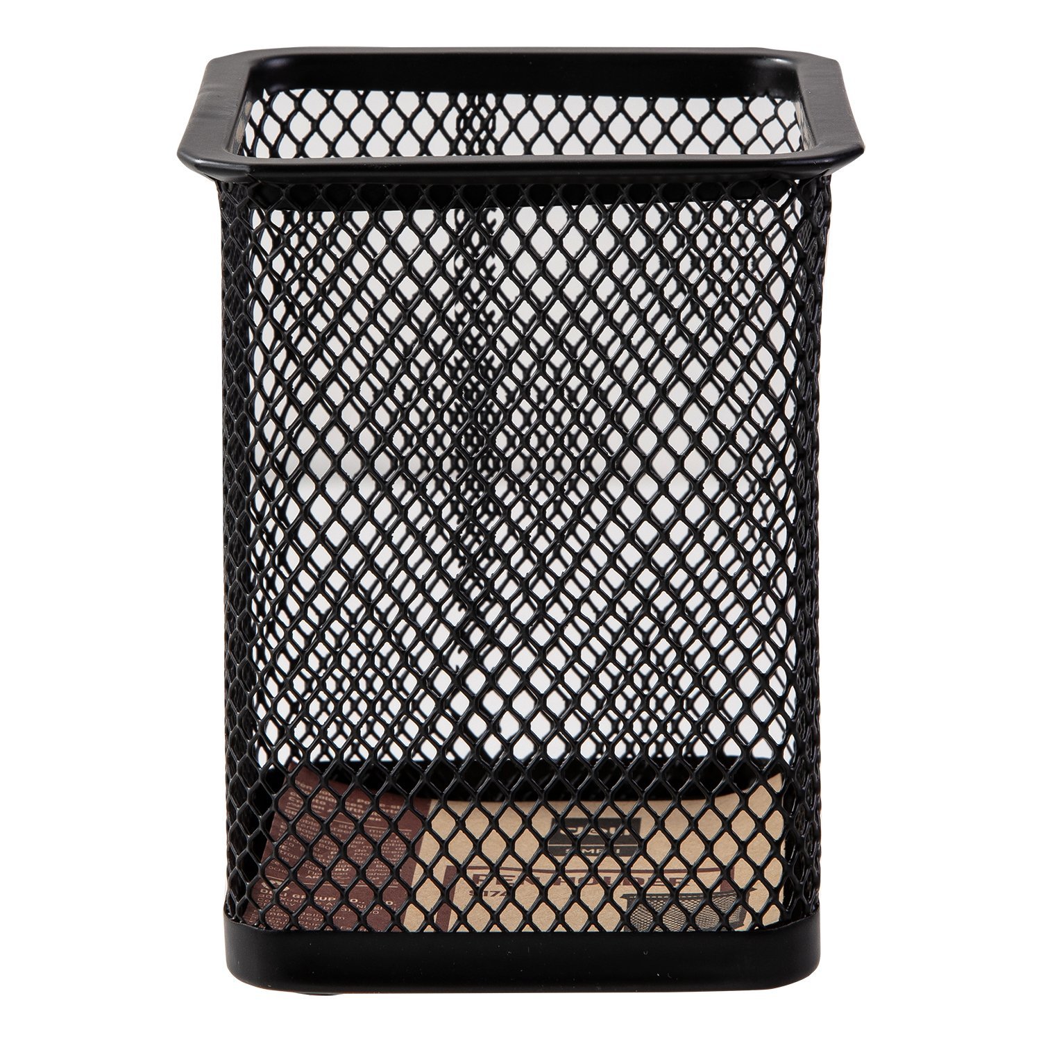 ديلي حامل أقلام شبك مربع - 80*80*90 مم - أسود - E9174