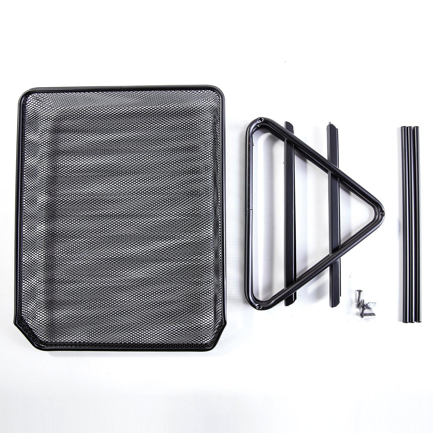 E9183 (2) ديلي ستاند تصنيف رفوف شبك - 2 رف - 350*274*185 مم - أسود - E9183