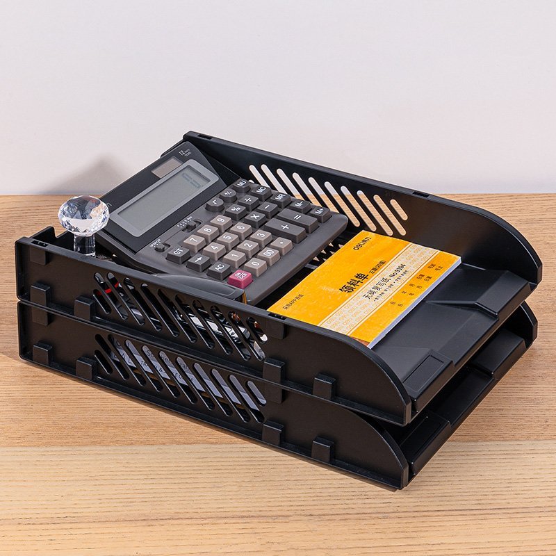 ديلي ستاند تصنيف رفوف شبك - 2 رف - 325×241× 155 مم - أسود - E9212