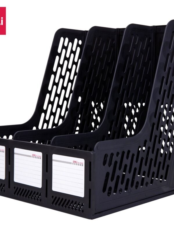 ديلي ستاند تصنيف طولي شبك - 3 أقسام - ٢٦٥×٢٥٠×٢٩٥ مم - أسود - E9845