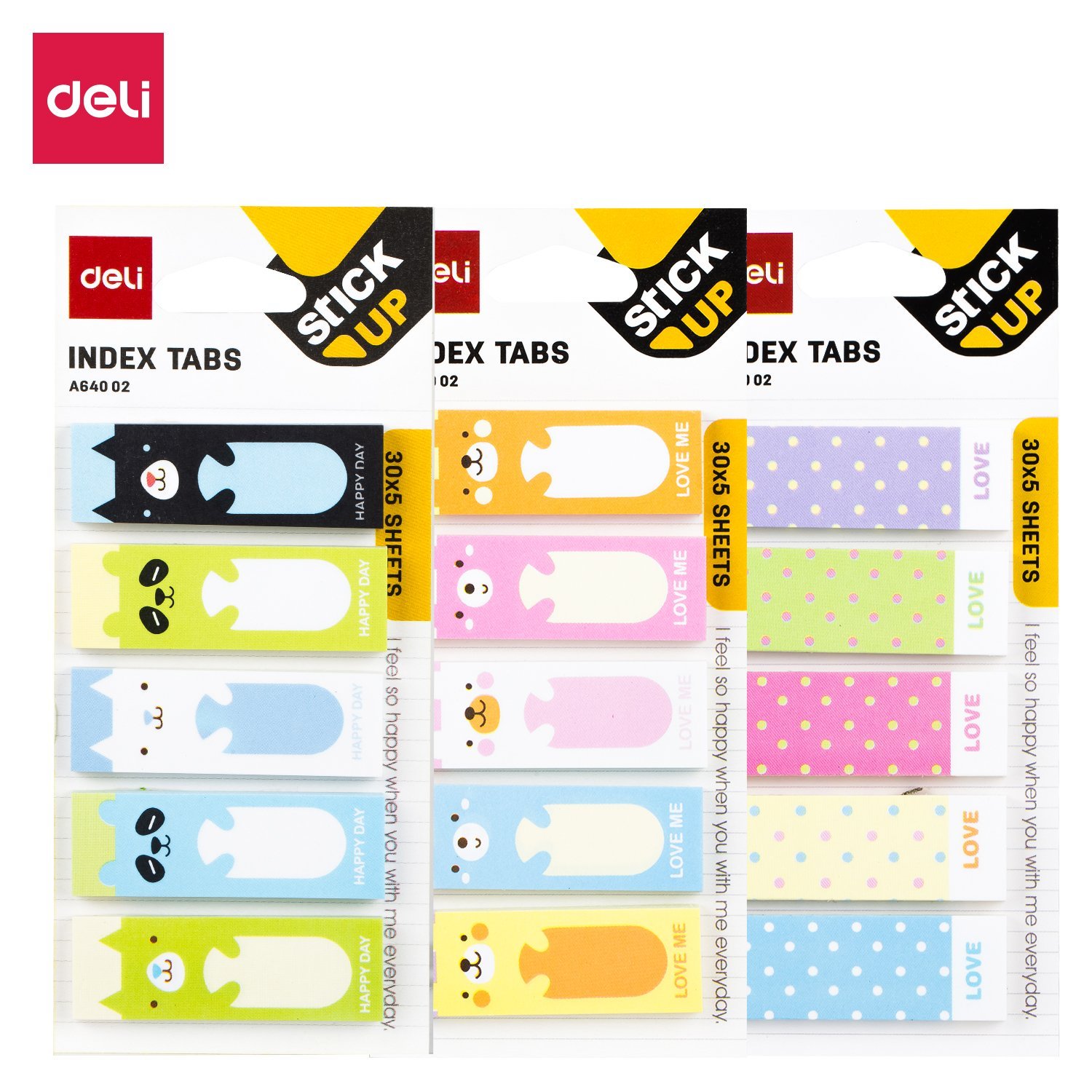 ديلي ورق ملاحظات وفهرسة أشكال مختلفة - 45*15 مم EA64002