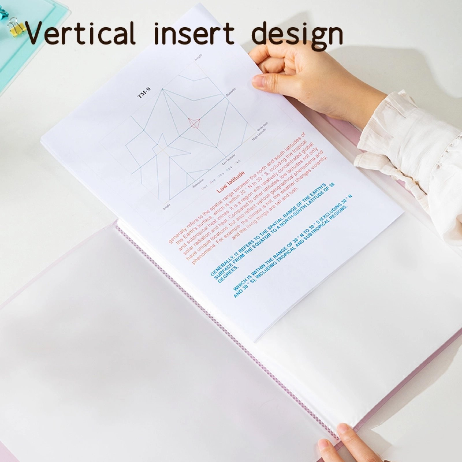 EB034 (4) ديلي مصنف كتاب - 40 صفحة - قياس A4 - ألوان باستل (أزرق/ أحمر/ نهدي/ أصفر) - EB034