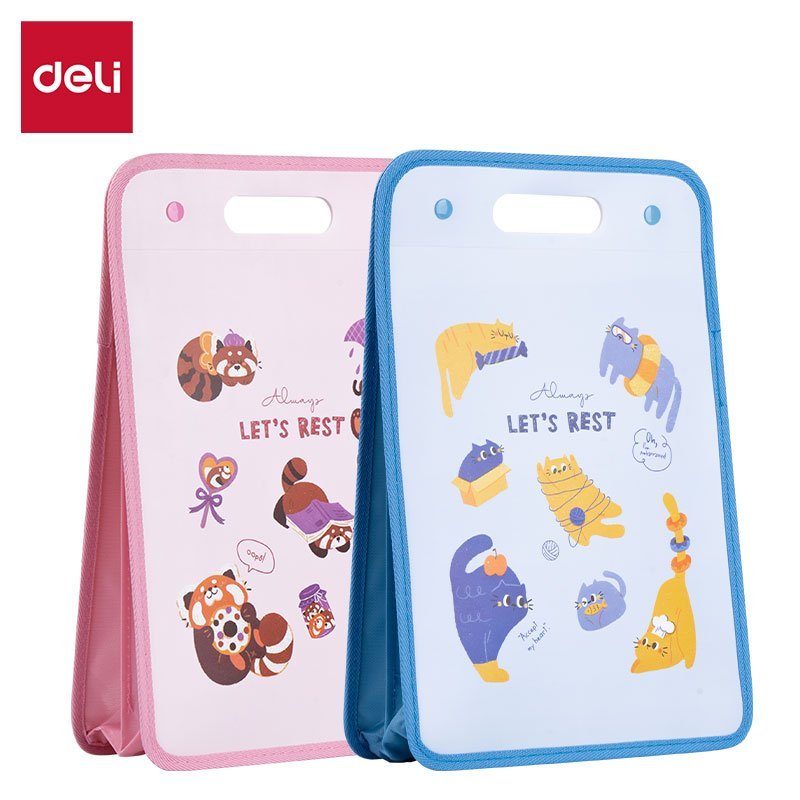 ديلي كيس مدرسي للأطفال - قياس A4 - قبضتين للسهولة الحمل - ألوان مختلفة - EF617