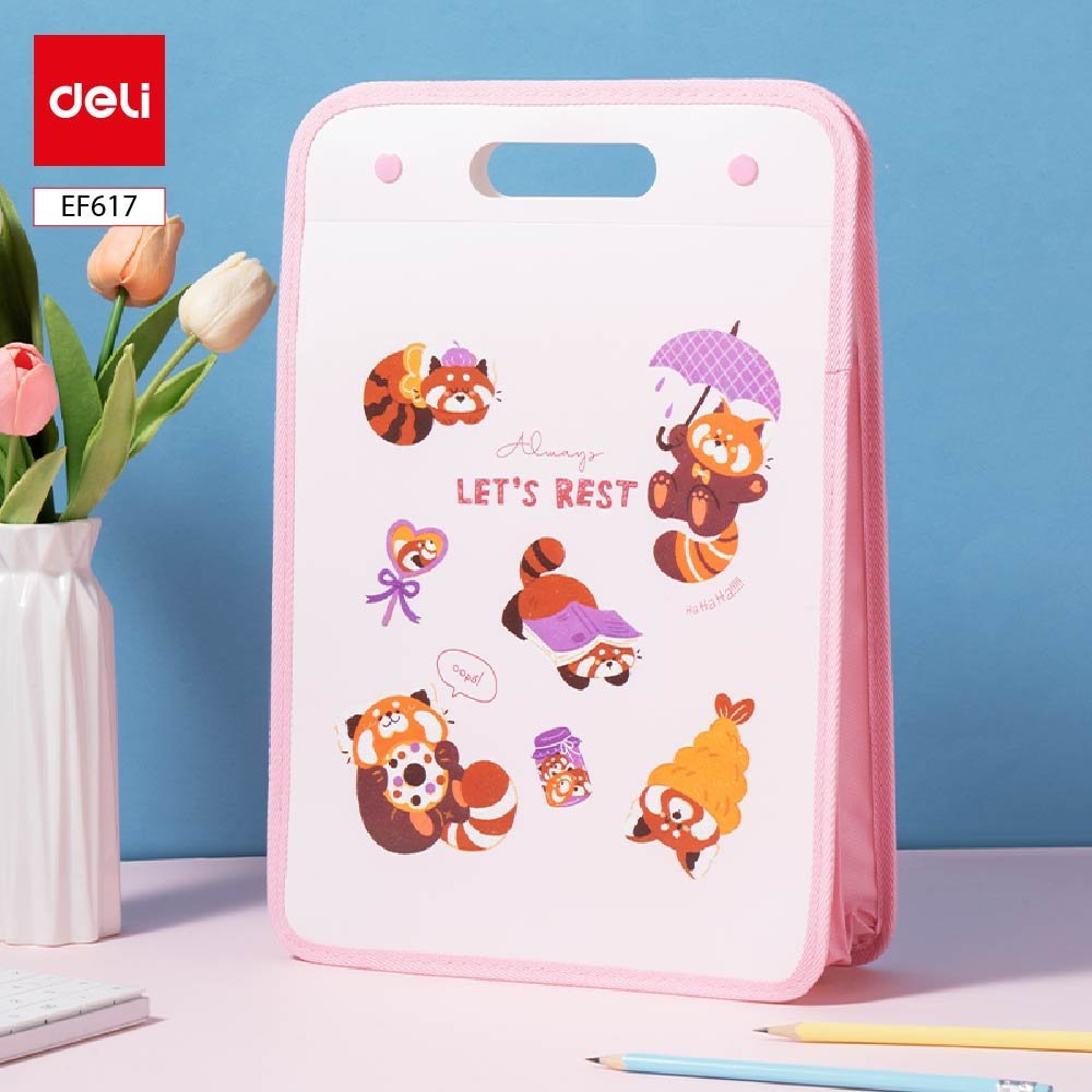 ديلي كيس مدرسي للأطفال - قياس A4 - قبضتين للسهولة الحمل - ألوان مختلفة - EF617