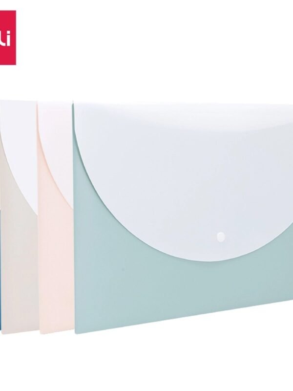 ديلي مصنف كبسة - قياس A4 - ألوان لايت أبيض (زهر/أصفر/أخضر/أزرق/برتقالي) - EF763