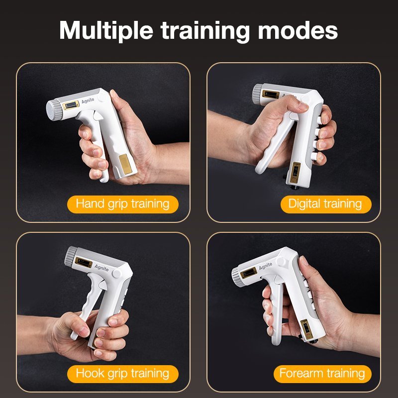 ديلي مقبض رياضي لشد الأعصاب - تحكم بالقوة من 7 ~ 80 كغ - أبيض - ER025-WH