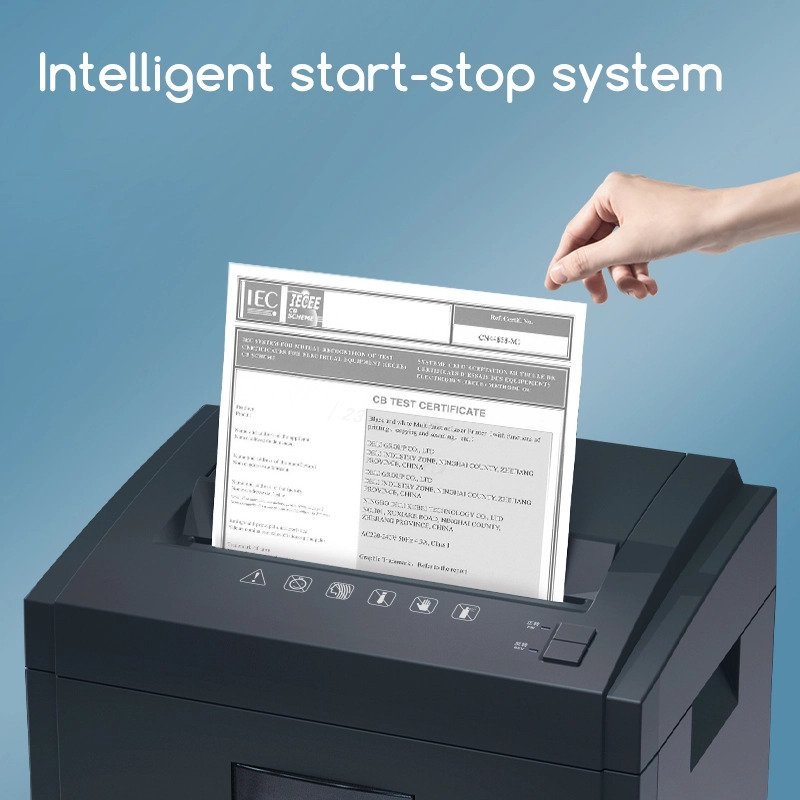 ET054 (1) ديلي تلافة ورق قياس A4 وتلافة أقراص CD - قدرة 8 ورقة - تلف مستمر 10 دقيقة - خزان سعة 23 لتر - أسود - ET054