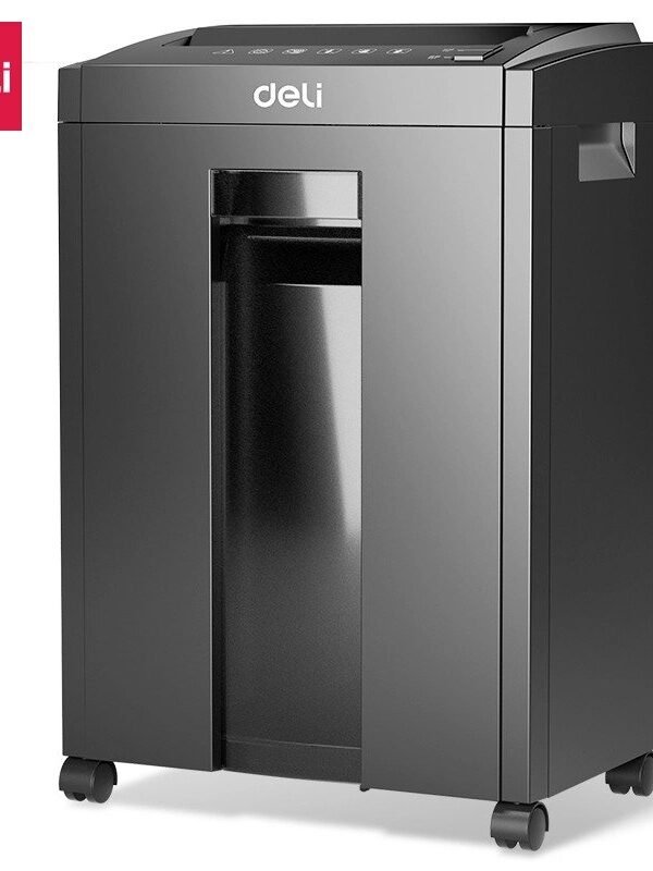 ديلي تلافة ورق قياس A4 وتلافة أقراص CD - قدرة 8 ورقة - تلف مستمر 10 دقيقة - خزان سعة 23 لتر - أسود - ET054