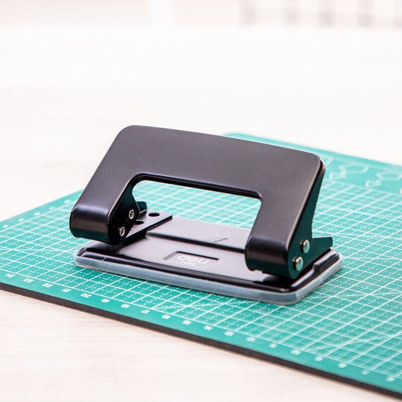 ET40020 (4) ديلي ثقابة ورق - بإستطاعة 8 صفحة - قطر الثقب 8مم - أسود - ET40020