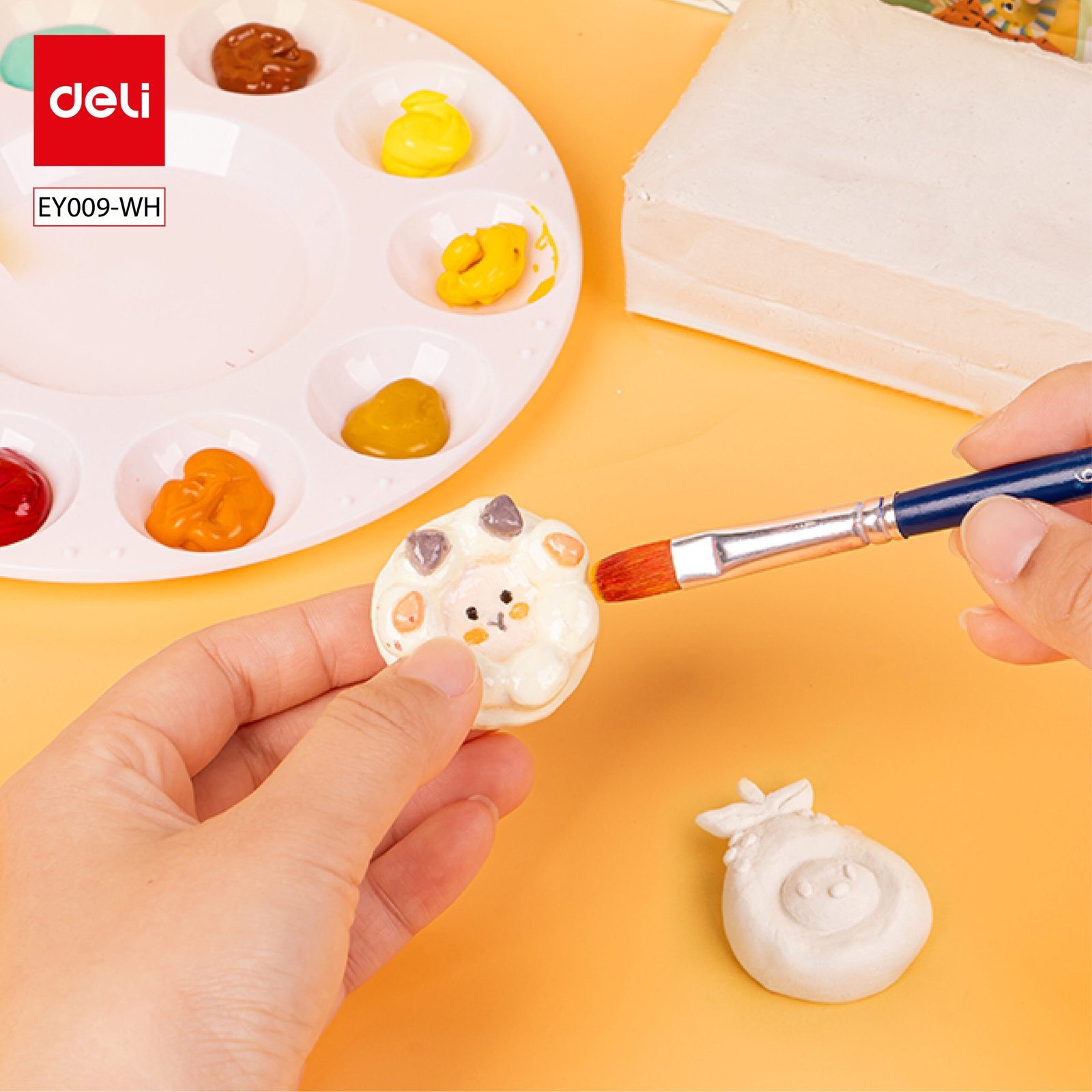 ديلي صلصال تشكيلي - 250 غرام - أبيض - EY009-WH