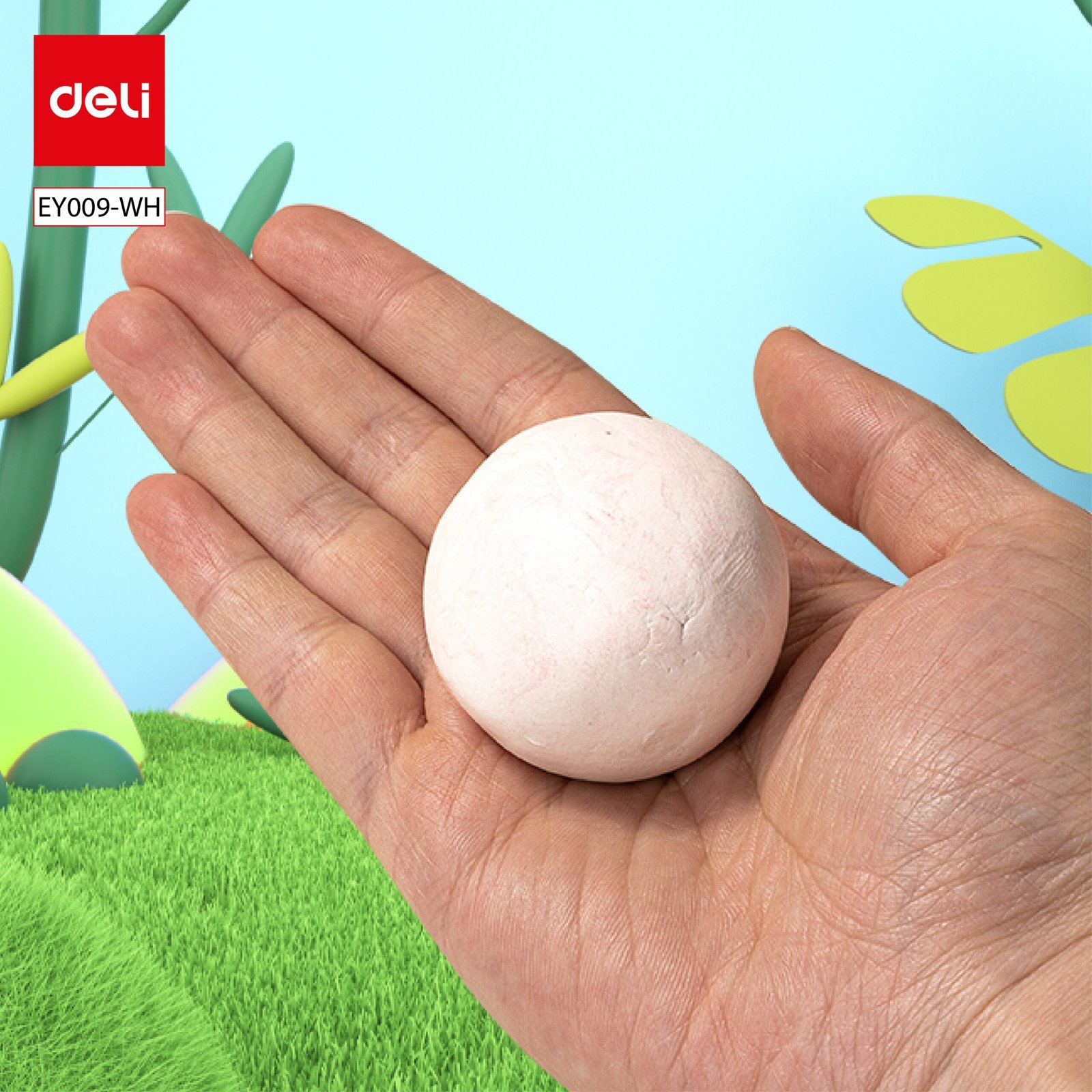 ديلي صلصال تشكيلي - 250 غرام - أبيض - EY009-WH