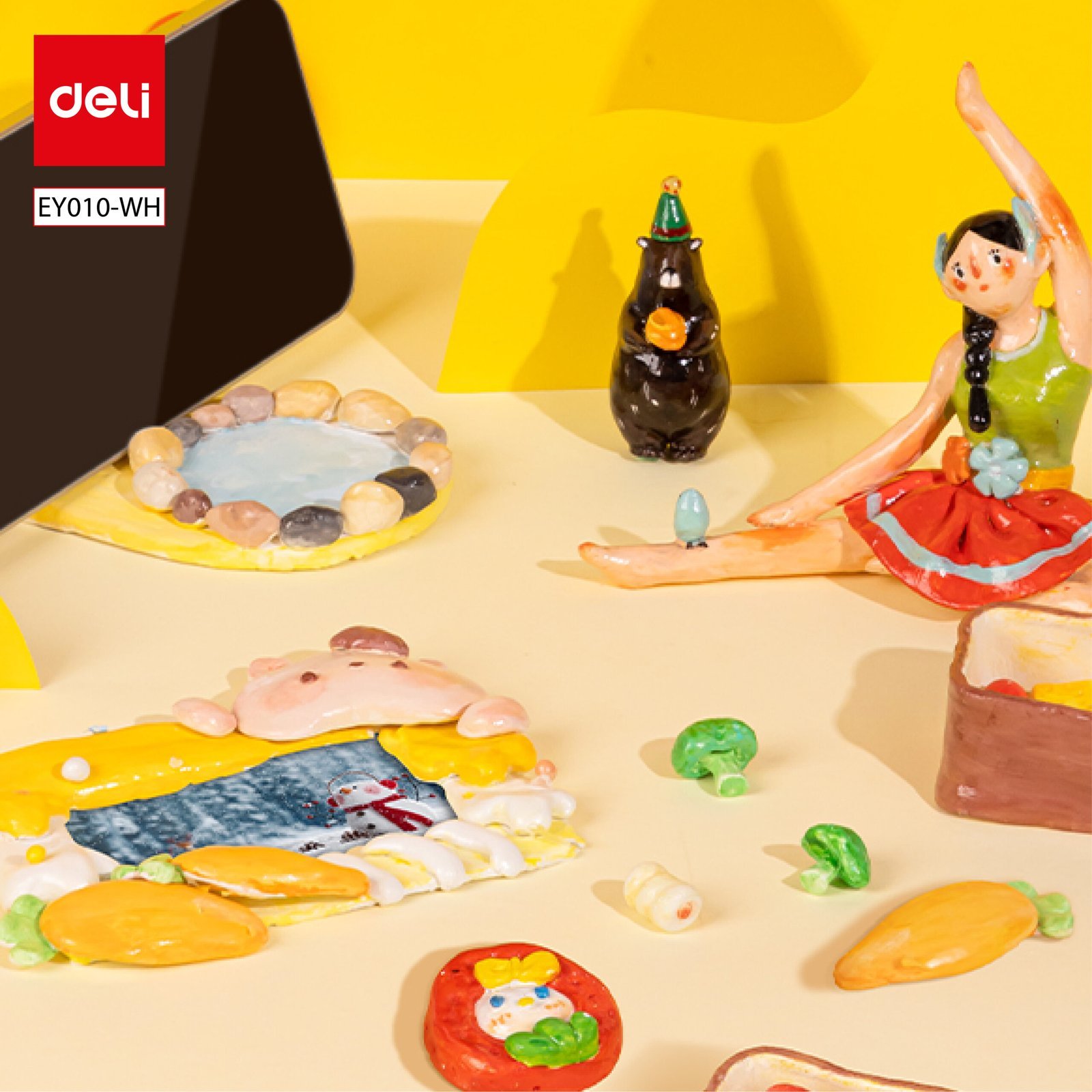 ديلي صلصال تشكيلي - 500 غرام - أبيض - EY010-WH