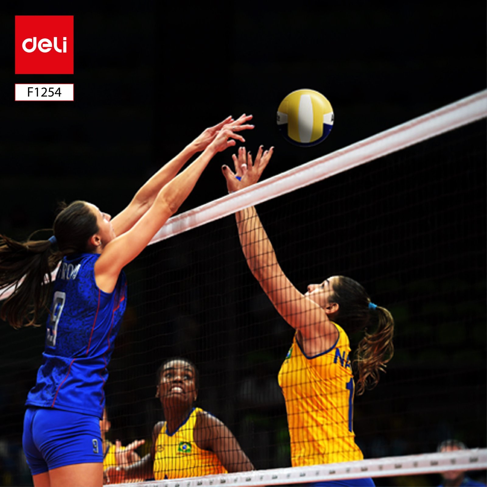 ديلي كرة طائرة - نمرة 5 - ألوان مختلفة - F1254