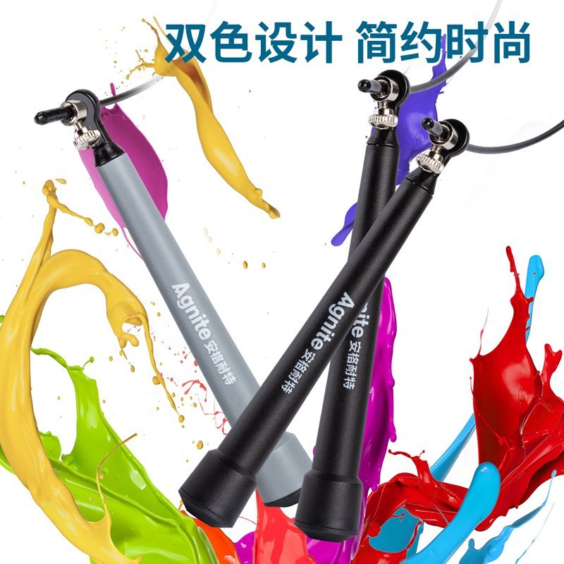 ديلي حبل قفز - سلك معدن - طول الحبل 2.8 متر - أسود - F4137