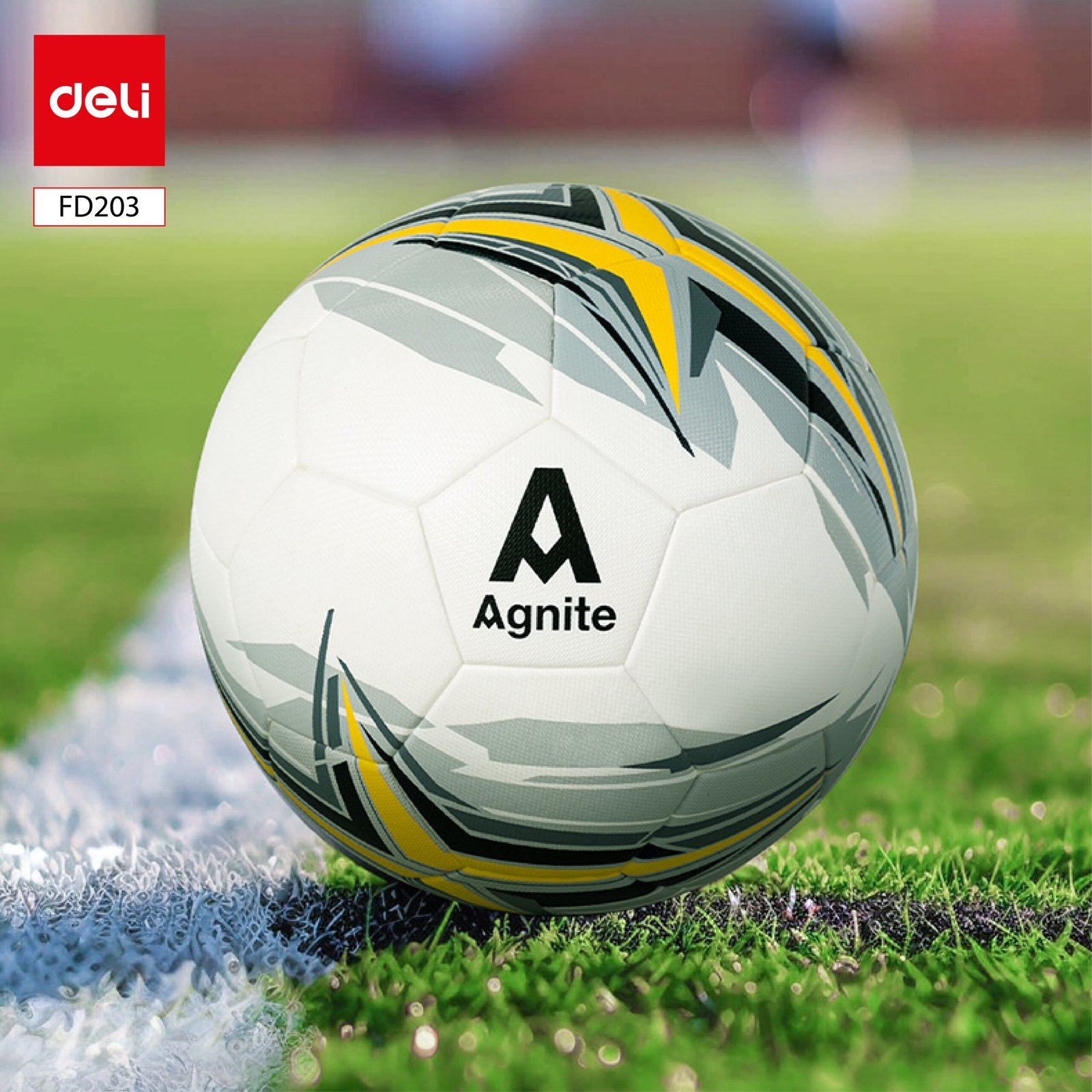 ديلي كرة قدم - نمرة 5 - أصفر، أبيض - FD203