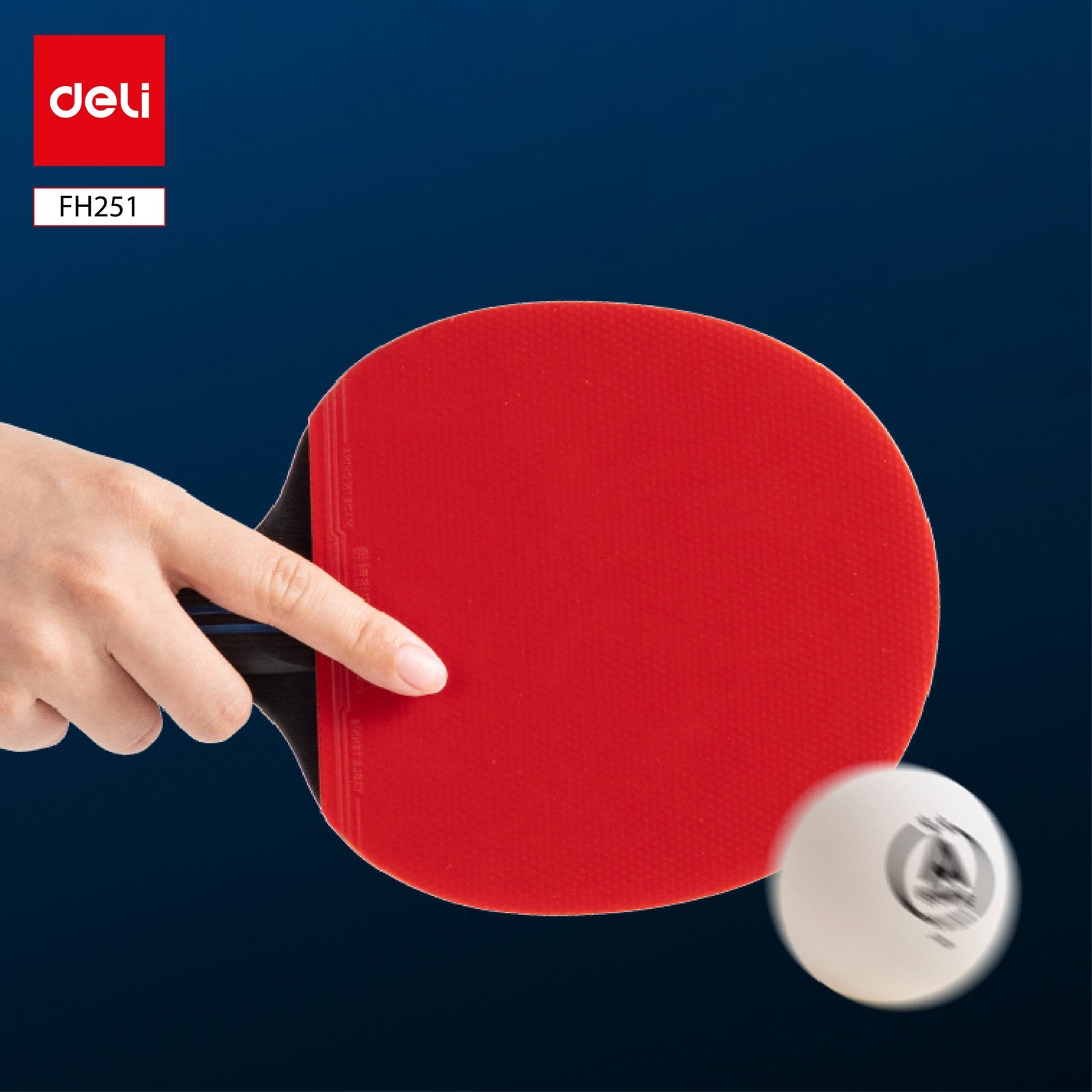 ديلي مضرب تنس الطاولة - مع ملحقات - مع ملحقات - نجمة واحدة - ألوان مختلفة - FH251