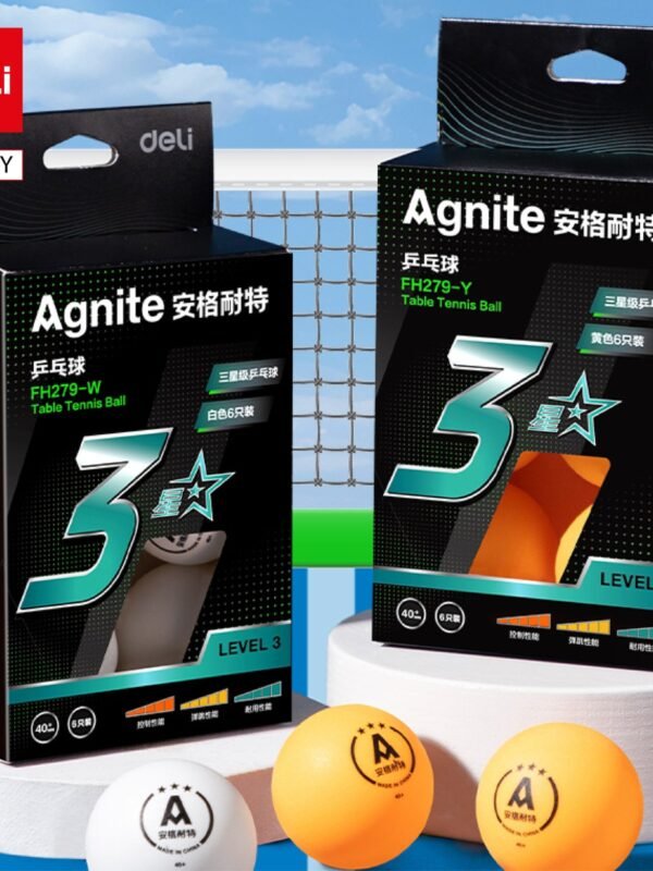 ديلي كرة تنس الطاولة - مجموعة 6 كرات - أصفر - FH279-Y