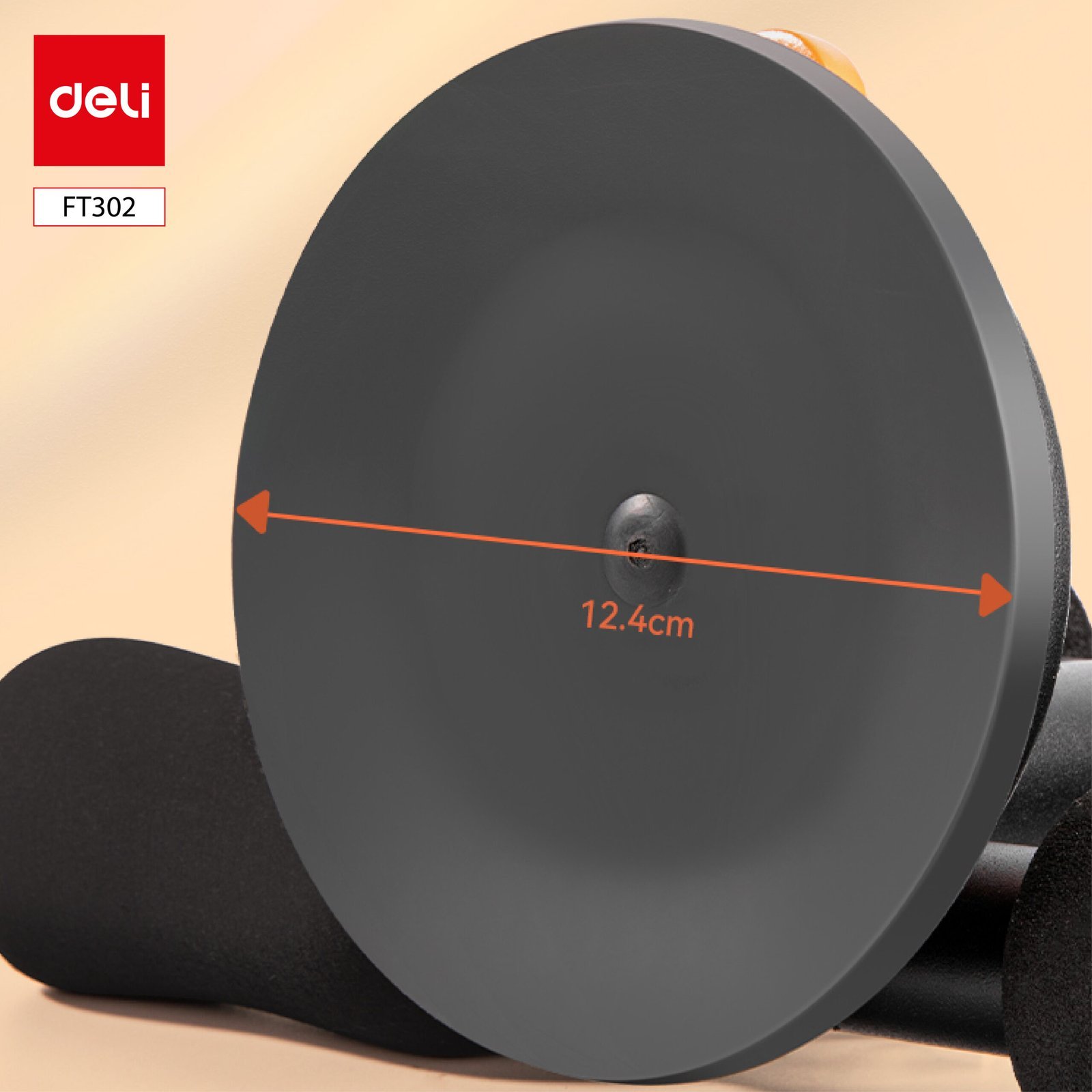 ديلي جهاز تمارين ضغظ - 3 ارتفاعات - 27.5 سم - أسود - FT302