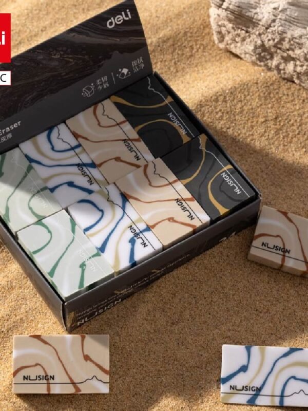 ديلي ممحاة مستطيلة مزخرفة - قياس 49.5*29.5*10.5 مم - ألوان مختلفة - NS155-C