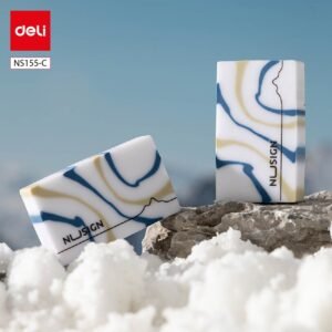 ديلي ممحاة مستطيلة مزخرفة - قياس 49.5*29.5*10.5 مم - ألوان مختلفة - NS155-C