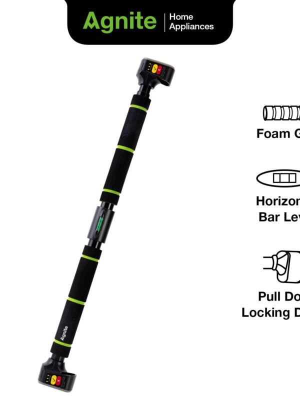 ديلي عصا جداريه لتمرين الثابت - طول قابل للتعديل 90-140 سم - رمادي - ER063-GR