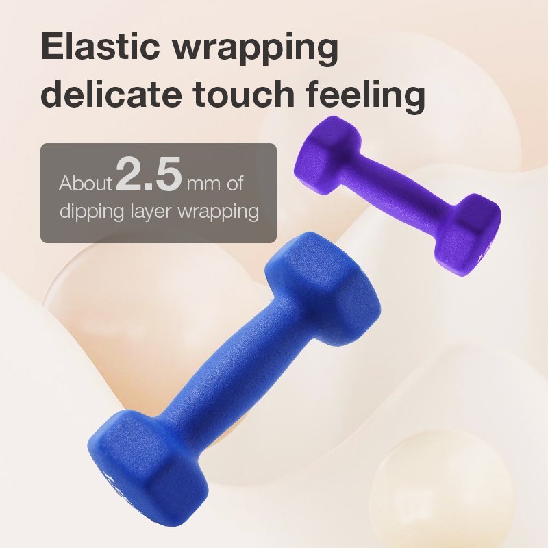 R082-BL (3) ديلي أثقال مطاطية - خفيفة الوزن ومتينة - 1.5 كيلو غرام - أزرق - ER082-BL